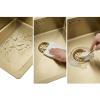 Pure.Sink Comfort PVD Gold Sink 50x40 cm, 10 mm radius, undermount, flush-mount, and top-mount PCM5040-60
